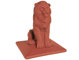 Колпак для столбов забора king klinker lion, 445x445x520 мм