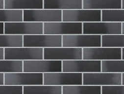 Клинкерная фасадная плитка King Klinker Black diamond (33) Черный алмаз