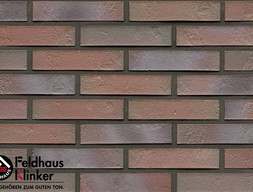 Клинкерная плитка под кирпич feldhaus klinker r72014df accudo cerasi ferrum, 14df 240x52x14 мм