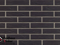 Клинкерная плитка под кирпич feldhaus klinker r7409df anthracit senso, 9df 240x52x9 мм