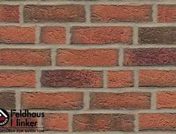 Клинкерная плитка ручной формовки feldhaus klinker r687nf11 sintra terracotta linguro, nf11 240x71x11 мм