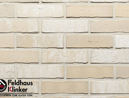 Состаренная клинкерная плитка feldhaus klinker r730nf11 vascu crema bora, nf11 240x71x11 мм