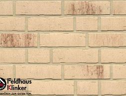 Состаренная клинкерная плитка feldhaus klinker r742nf11 vascu crema petino, nf11 240x71x11 мм