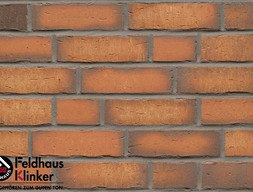 Состаренная клинкерная плитка feldhaus klinker r758nf11 vascu terracotta , nf11 240x71x11 мм