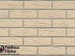 Фасадная клинкерная плитка feldhaus klinker r116nf14 perla mana, nf14 240x71x14 мм