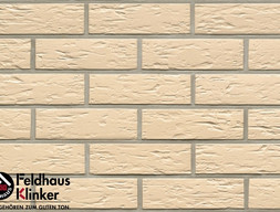 Фасадная клинкерная плитка feldhaus klinker r140nf14 perla senso, nf14 240x71x14 мм