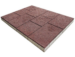 Тротуарная плитка Инсбрук Ланс, 60 мм, маджента, Nature Stone