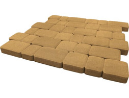 Тротуарная плитка Инсбрук Альт, 60 мм, песочный, гладкая