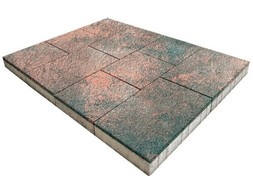 Тротуарная плитка Инсбрук Ланс, 60 мм, ColorMix Штайнрус, бассировка