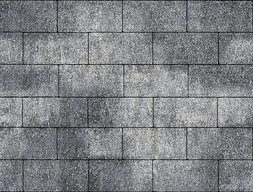 Тротуарная плитка Прямоугольник Лайн, 60 мм, ColorMix Актау, бассировка